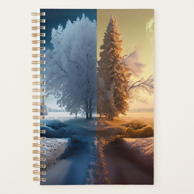 One day in winter planner (Front)