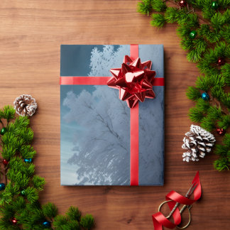 One day in winter wrapping paper