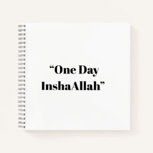 One Day InshaAllah – Faith & Patience Notebook