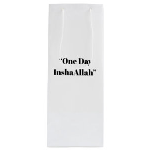 One Day InshaAllah – Minimalist Islamic Tote Bag