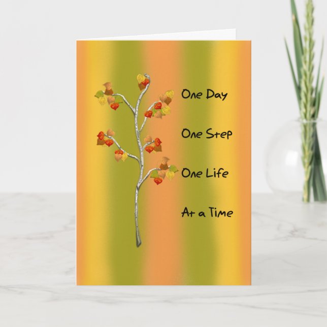 One Day One Step Card (Front)