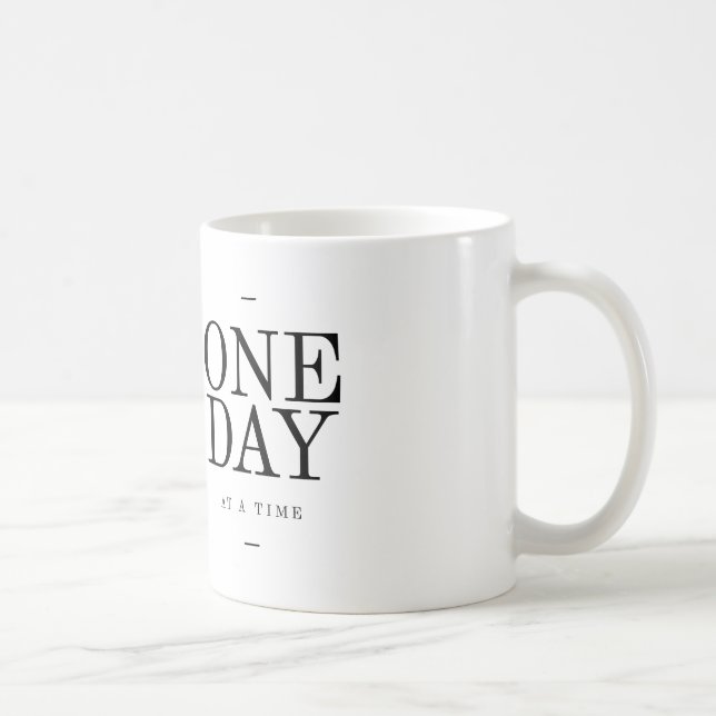 One Day Quote Mugs Gift Encouragement Challenges (Right)
