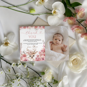 One-deer-ful Photo Thank You Card