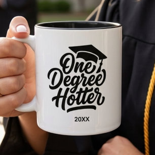 One Degree Hotter Graduation Senior Class of 2026  Two-Tone Coffee Mug