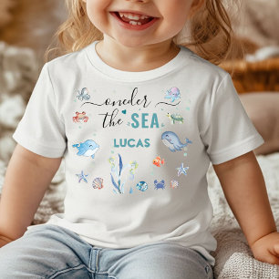 one-der under the sea 1st Birthday Baby T-Shirt
