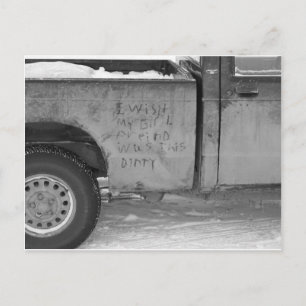 One Dirty Girlfriend Postcard