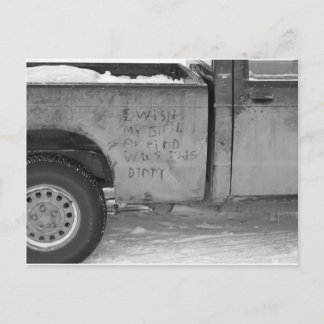 One Dirty Girlfriend Postcard