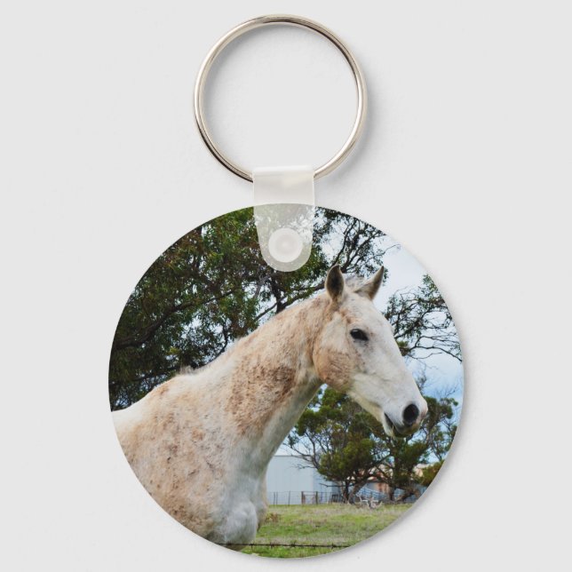 One Dirty White Horse, Key Ring (Front)