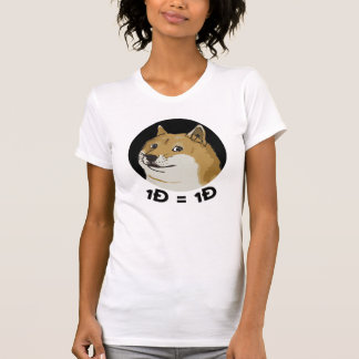 One Doge = One Doge Dogecoin Tee Shirt