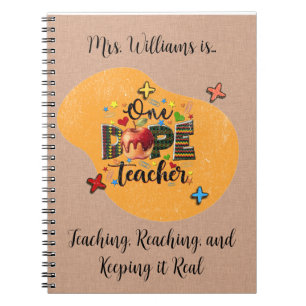 One Dope Teacher Custom Journal