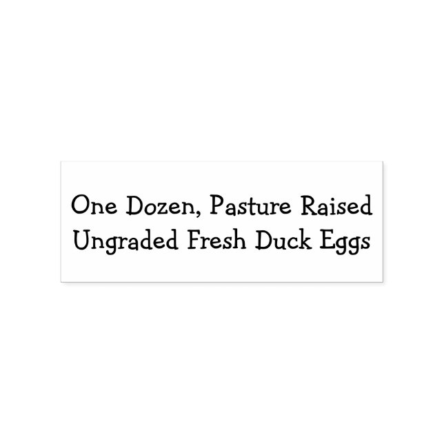 One Dozen Eggs Stamp (Imprint)