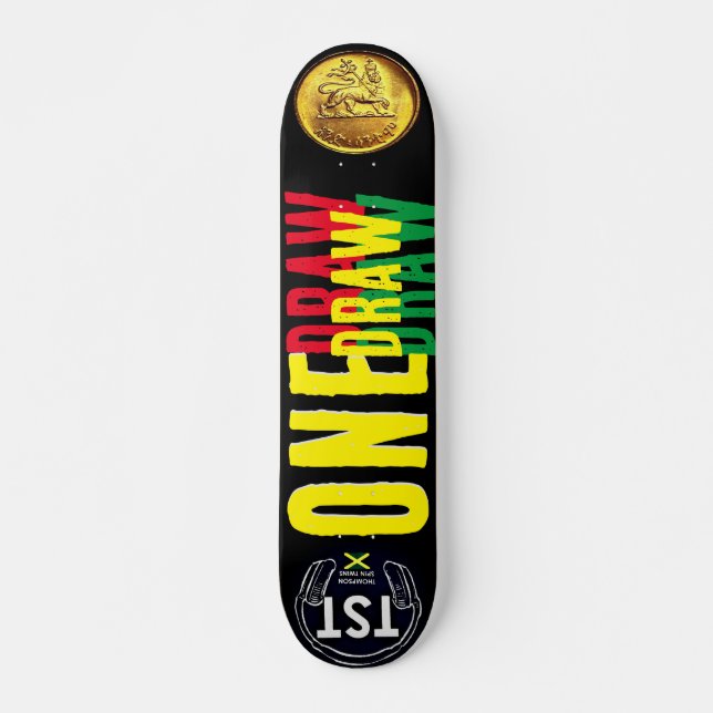 ONE DRAW   JMT 7 3/4" Skateboard Deck (Front)