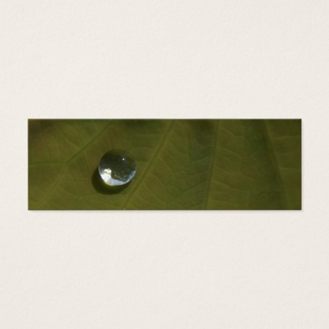 one drop bookmark (Front)