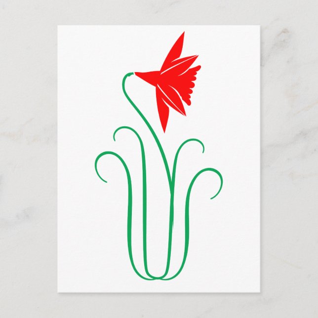 One ELEGANT Flower Show Postcard (Front)