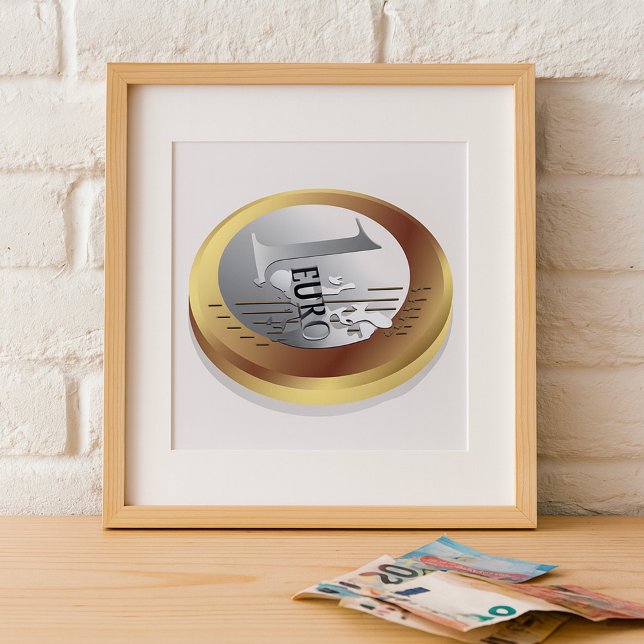 One Euro Coin Poster (Creator Uploaded)