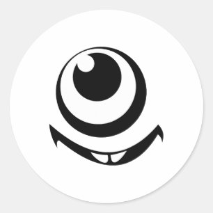 One Eye Monster Costume Easy Costume Ideas Hallowe Classic Round Sticker
