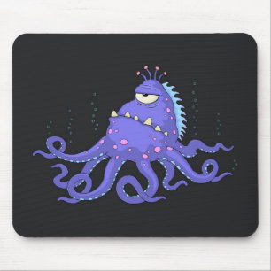 One Eyed Octopus Mouse Pad