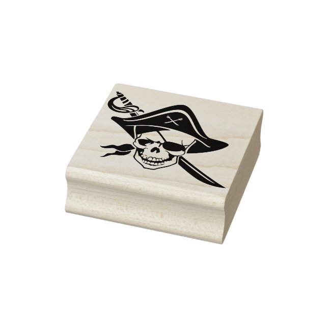 One Eyed Pirate - #4667 Rubber Stamp (Stamp)