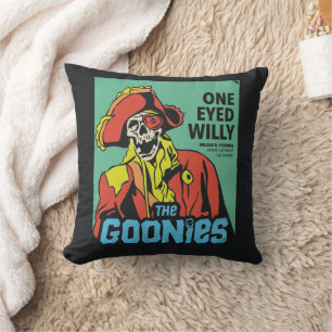 One-Eyed Willy Pirate Captain of The Inferno Cushion