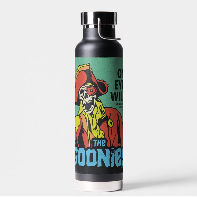 One-Eyed Willy Pirate Captain of The Inferno Water Bottle (Left)