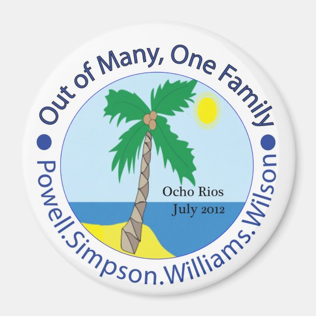 One family magnet (Front)