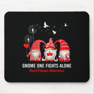 One Fights Alone Heart Disease Awareness  Mouse Pad