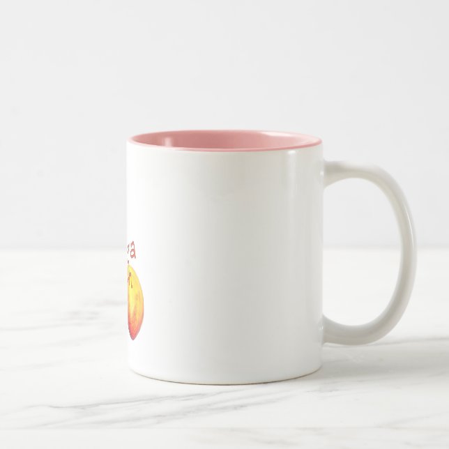 One Fine Georgia Peach Two-Tone Coffee Mug (Right)