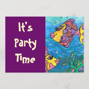 One Fish Two Fish Party Invitations