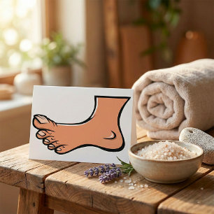 One Foot Greeting Cards