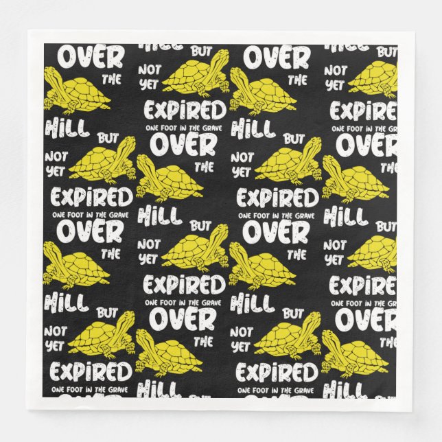 One Foot In The Grave    Napkin (Front)