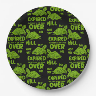 One Foot In The Grave  Paper Plate