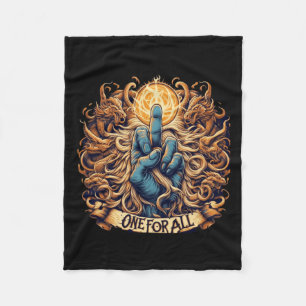 One For All A Tapestry Of Unity  Fleece Blanket