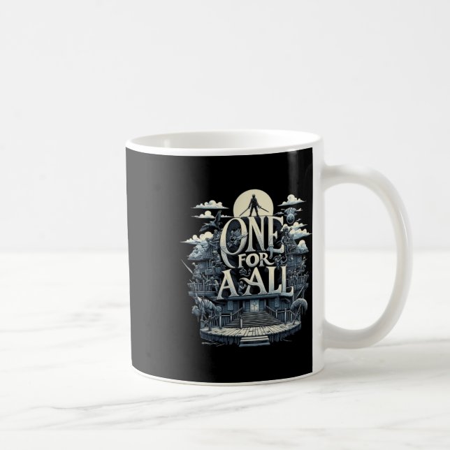 One For All Embracing Unity In A World Of Coffee Mug (Right)