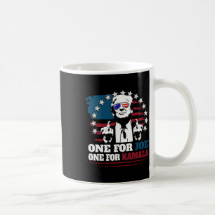 One For Joe One For Kamala Funny Trump Vote Trump  Coffee Mug