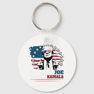 One For Joe One For Kamala Funny Trump Vote Trump  Key Ring