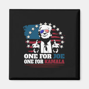 One For Joe One For Kamala Funny Trump Vote Trump  Magnet