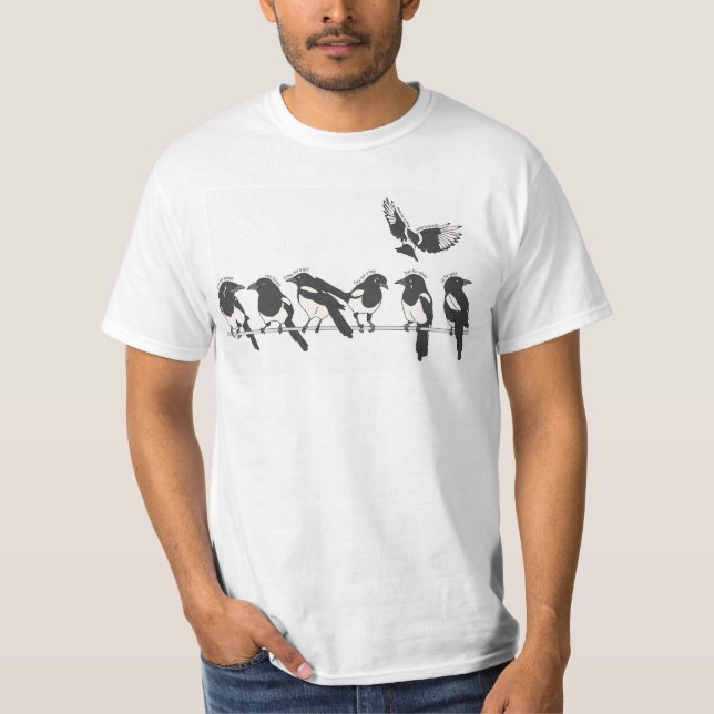 One For Sorrow, Two For Joy T-Shirt (Front)