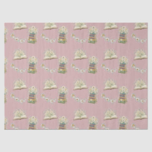 One for the Books Literary Floral Tissue Paper