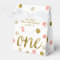 One Glitter Confetti 1st Birthday Pink and Gold