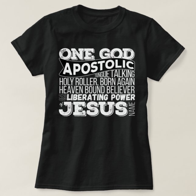 One God Apostolic Song T-Shirt (Design Front)