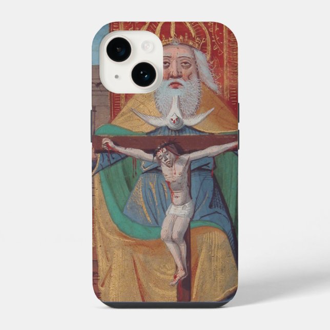 One God Holy Trinity in Glory iPhone Case (Back)