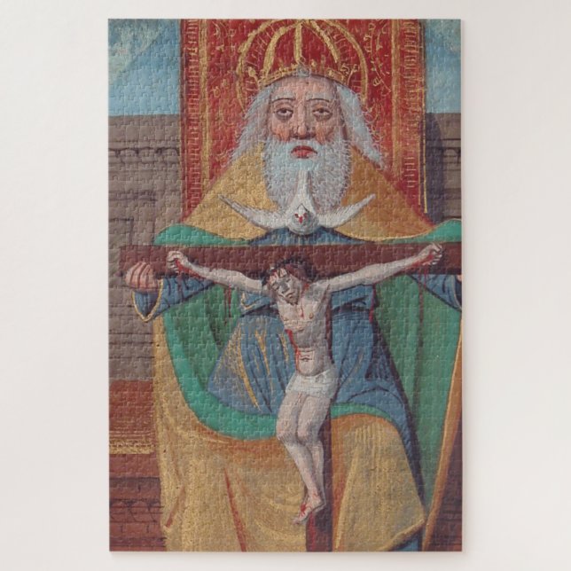 One God Holy Trinity in Glory Jigsaw Puzzle (Vertical)