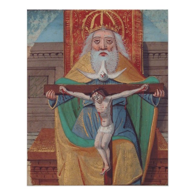 One God Holy Trinity in Glory Poster (Front)