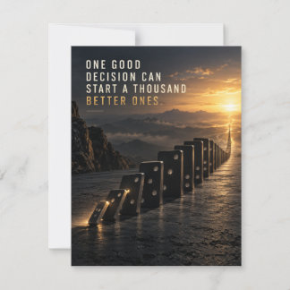 One Good Decision Invitation