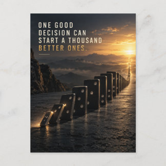 One Good Decision Invitation Postcard