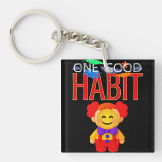 One Good Habit Key Ring