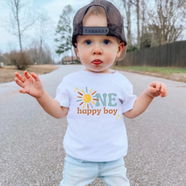 One Happy Boy 1st Birthday Shirt (Creator Uploaded)
