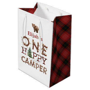 One Happy Camper 1st Birthday Party Medium Gift Bag