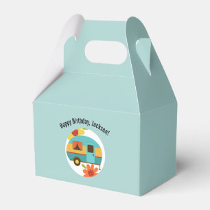 One Happy Camper First Birthday Camper Outdoor Favour Box