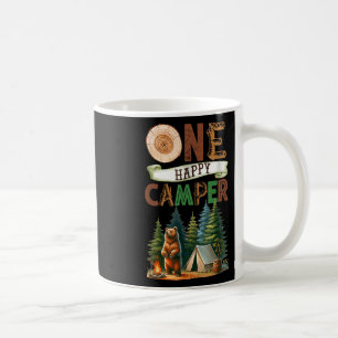 One Happy Camper First Birthday Family Camping Bea Coffee Mug